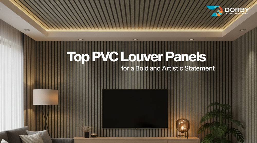 Top PVC Louver Panels for a Bold and Artistic Statement