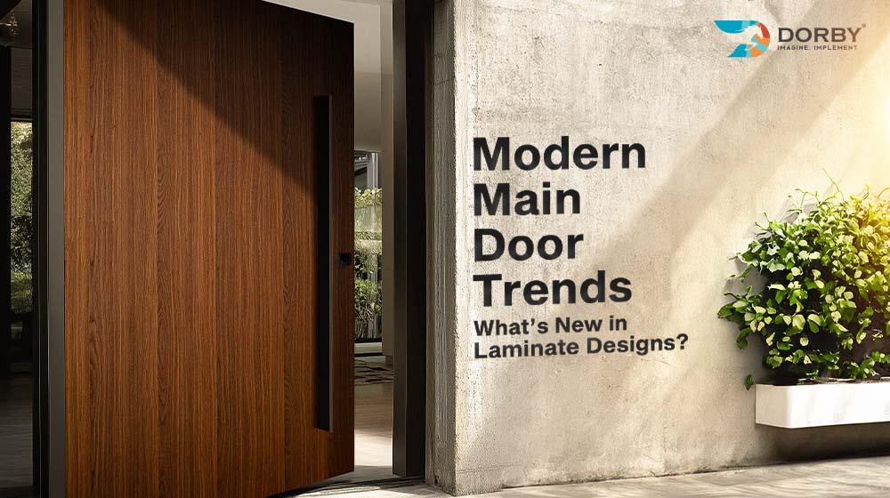 Modern Main Door Trends: What’s New in Laminate Designs