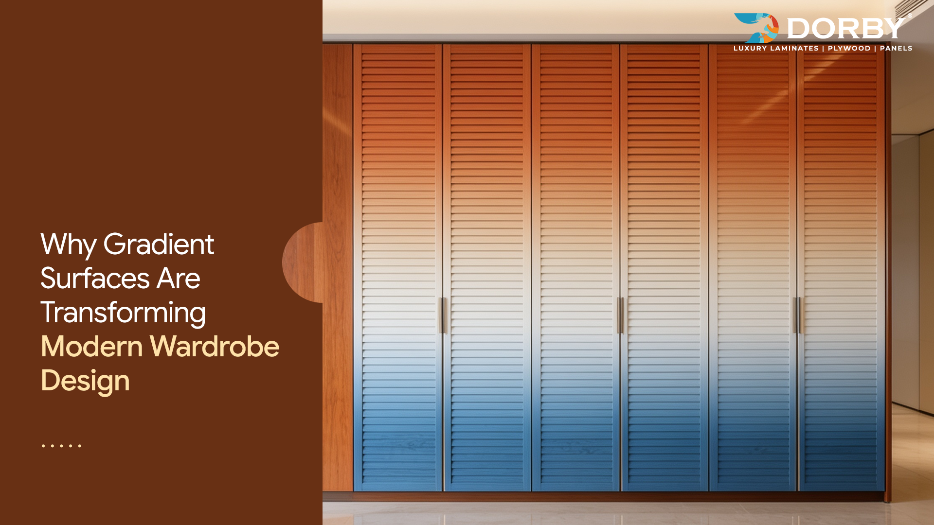 Why Gradient Surfaces Are Transforming Modern Wardrobe Design