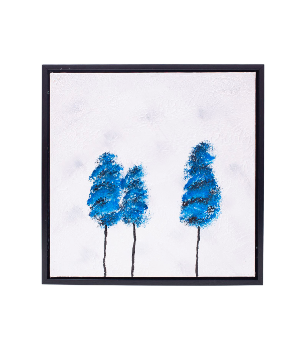 Blue Moss Art Set Paintings