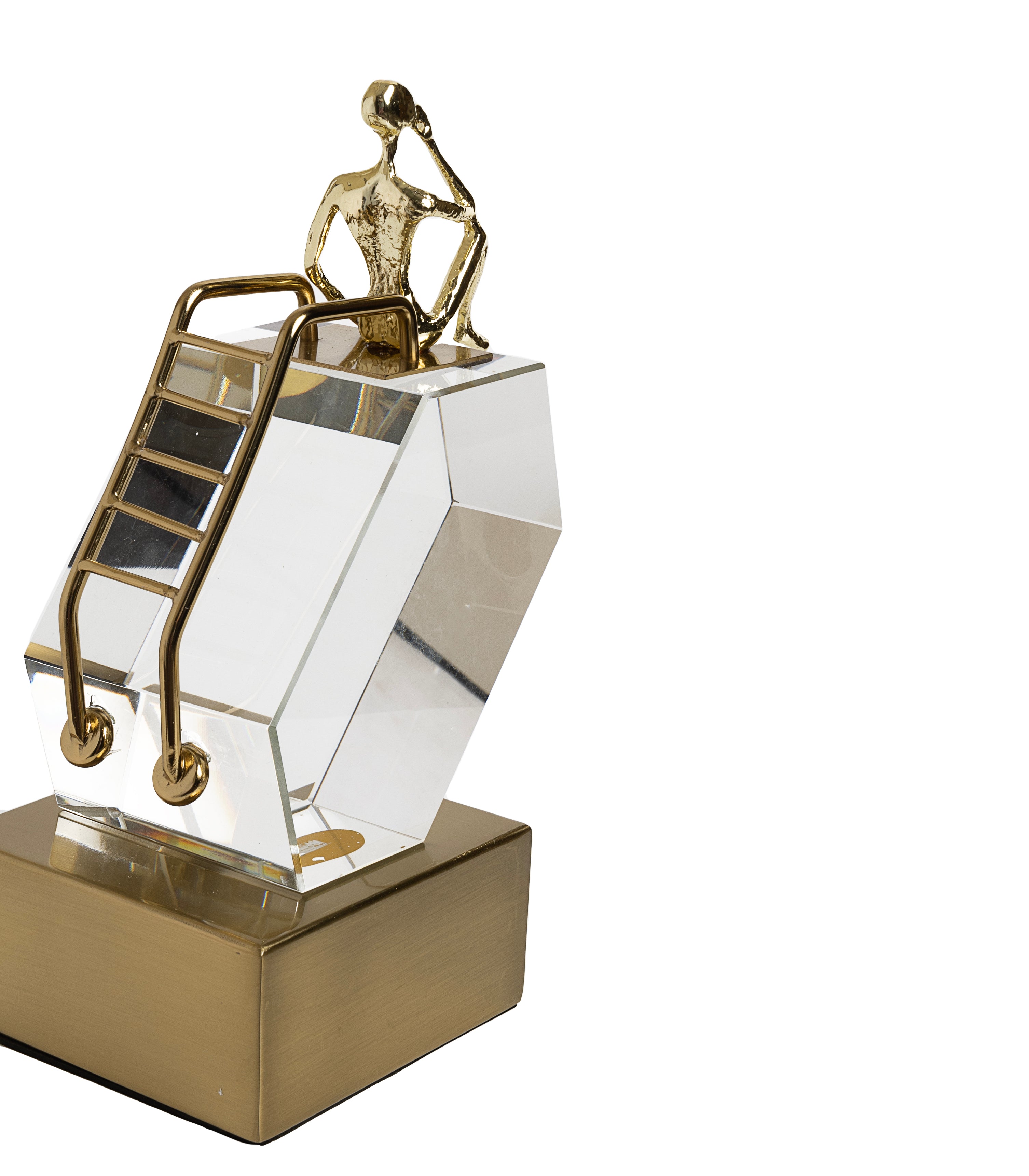 Hammered Gold Candle Stand