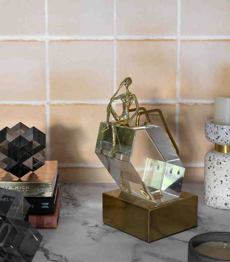 Modern Candle Holder Gold