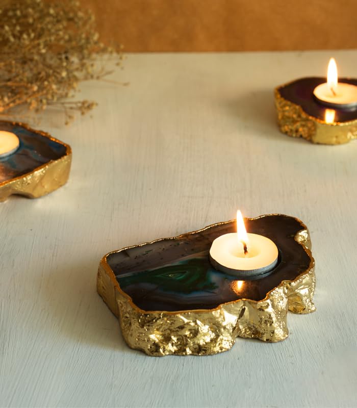 Emerald Tealight Holder