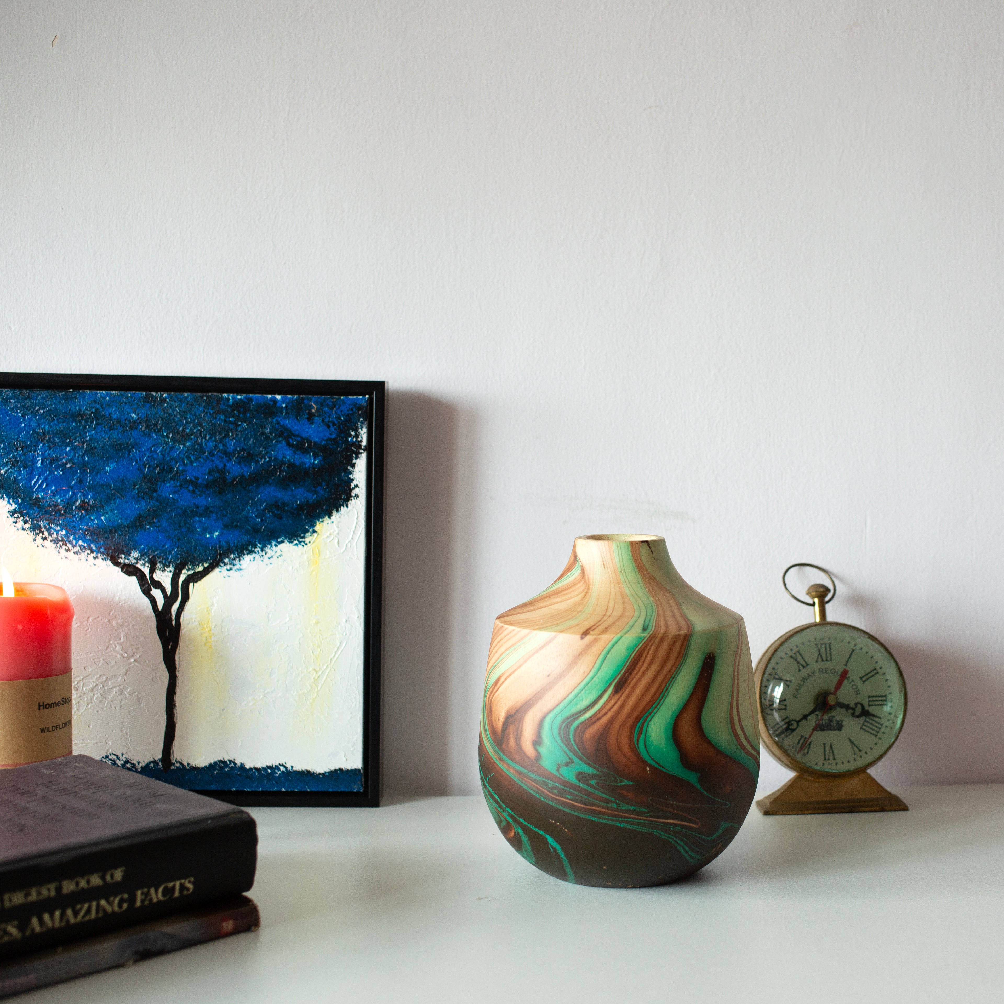 Northern Lights Urn Vase (Short)