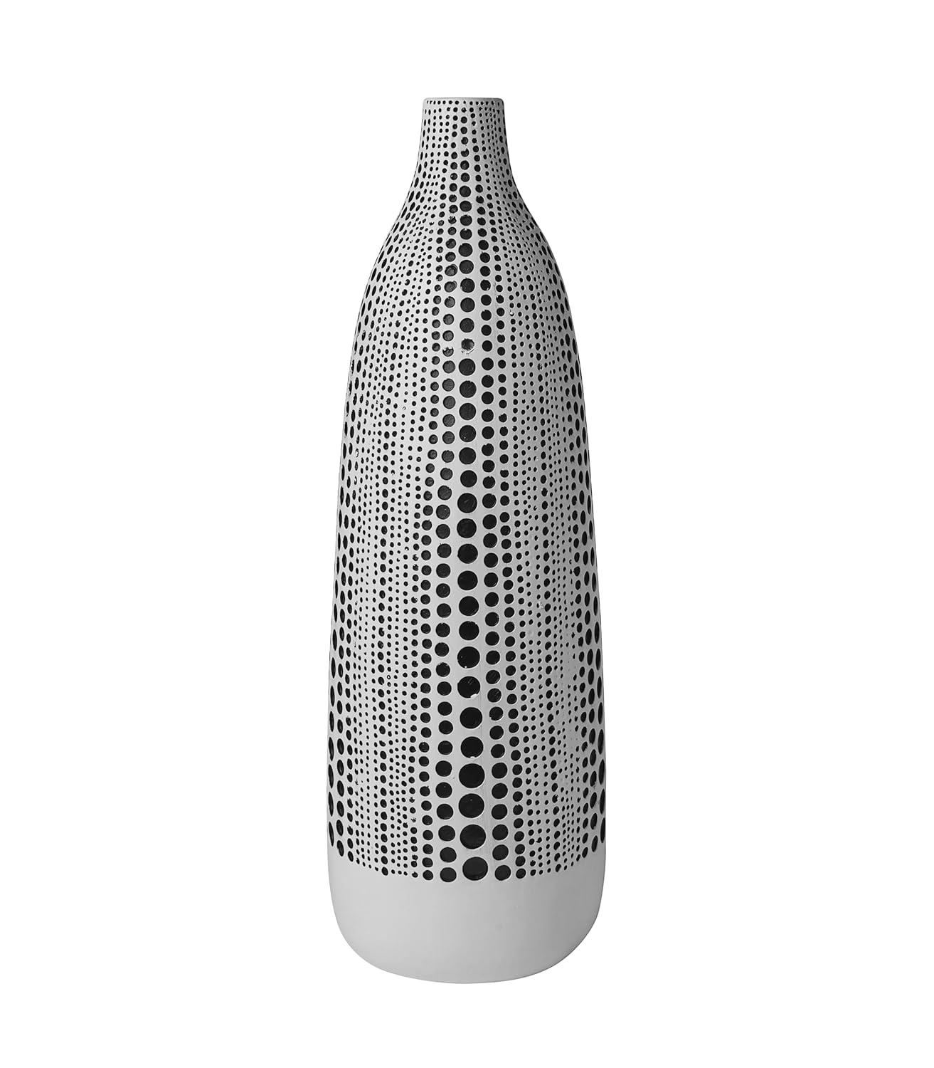 Polka White Vase (Tall)