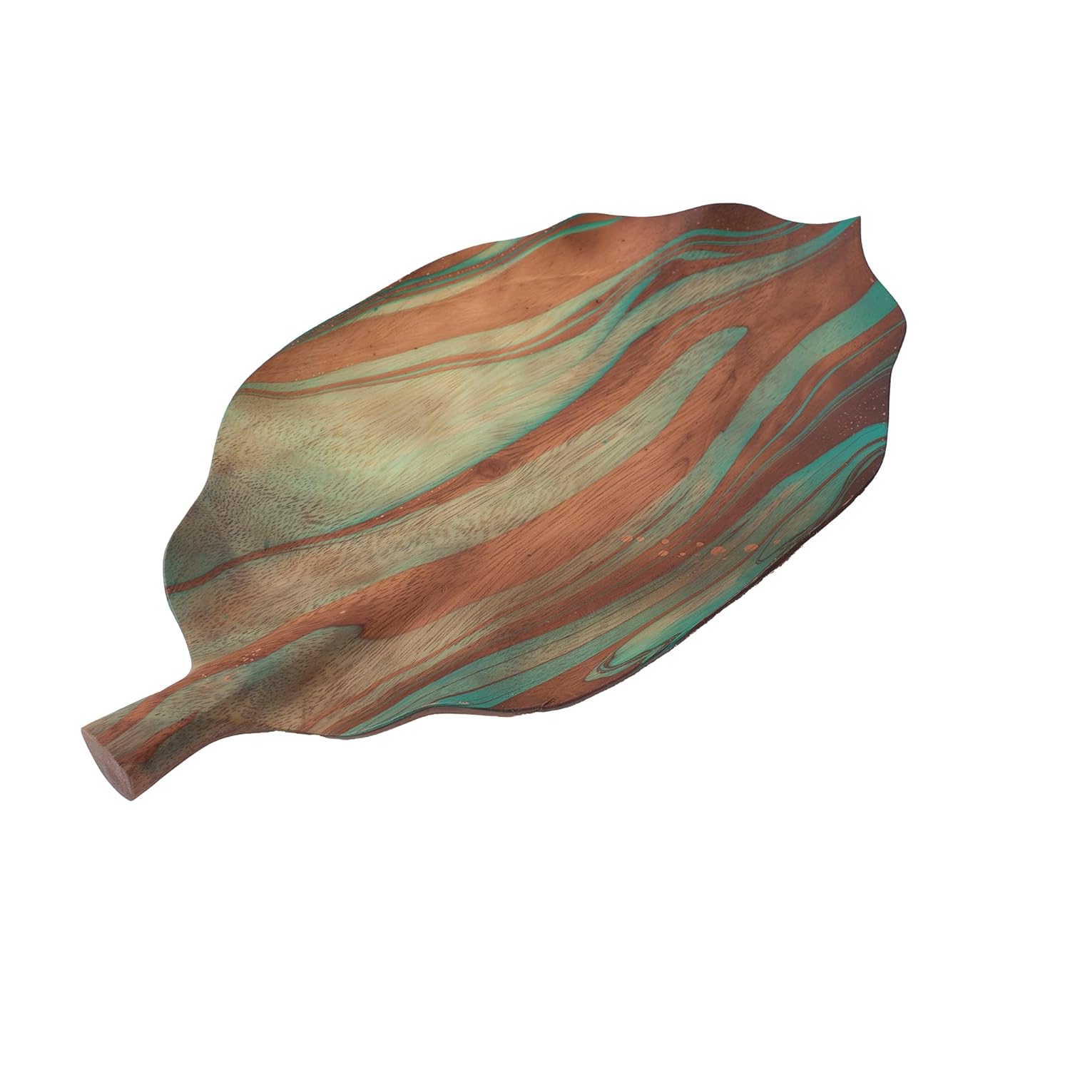 Northern Lights Leaf Platter