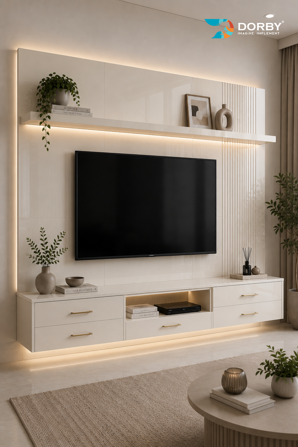 Ice Cold - APG 226 Acrylic sheet Tv units