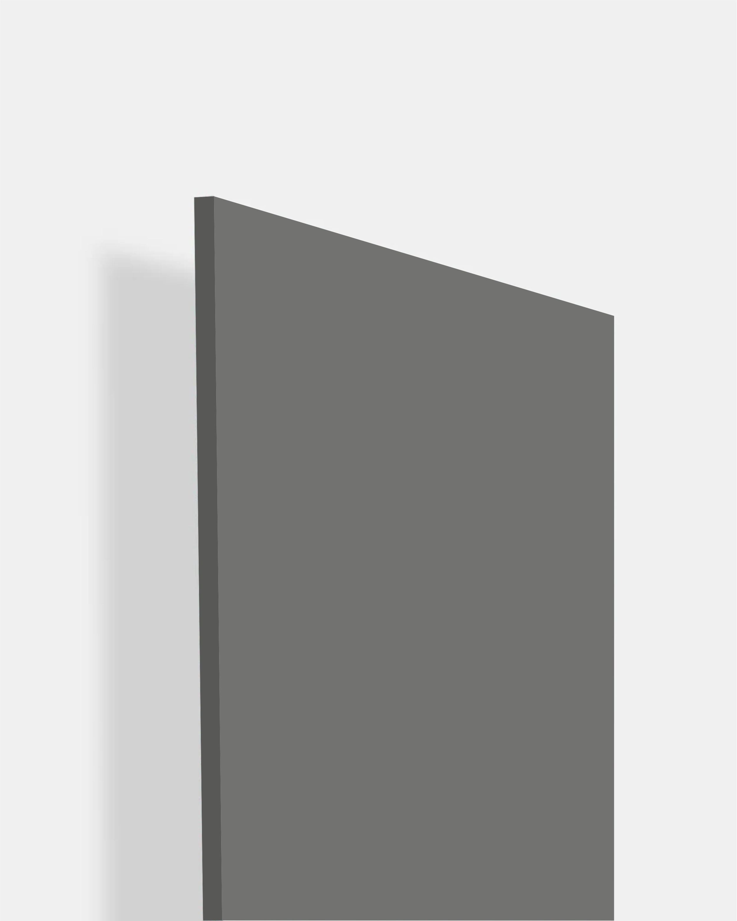 Stylish Dark Grey Matte Acrylic Sheet