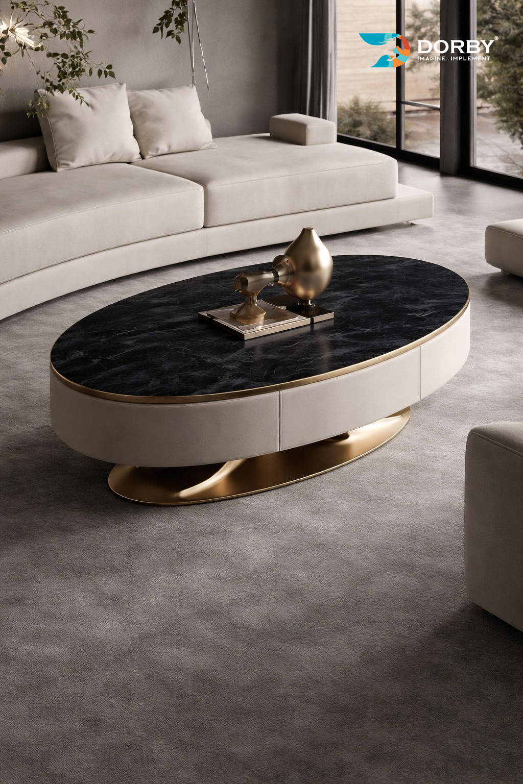 Aura Flow - ZM 71620 - Tea Poy table