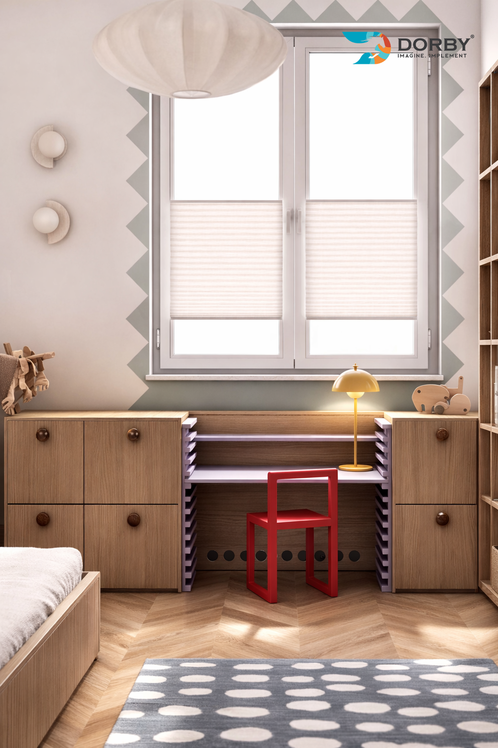 Golden Oak - ZO 9083 - Kids bedroom
