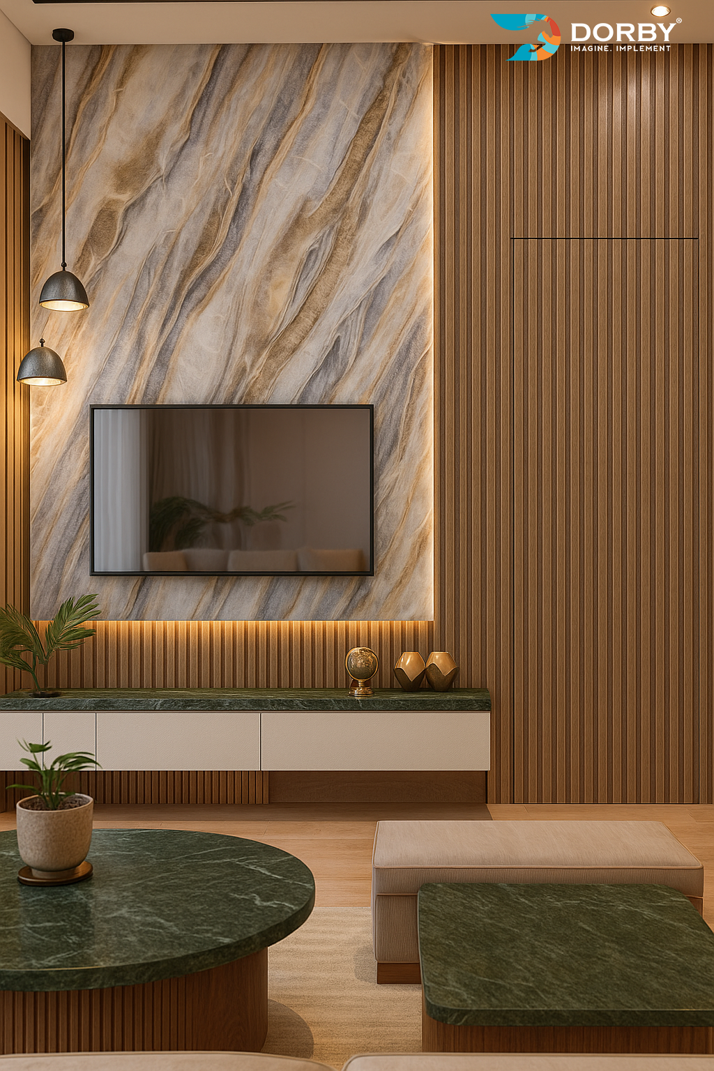 Zebra Stripe Matte Finish Design