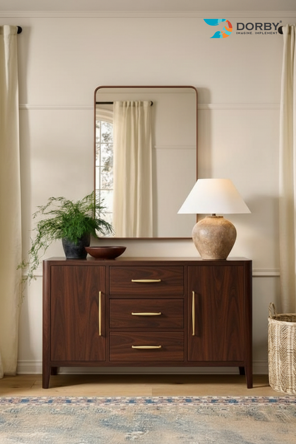 Bolvia Walnut - CZ 71055 - Console Table