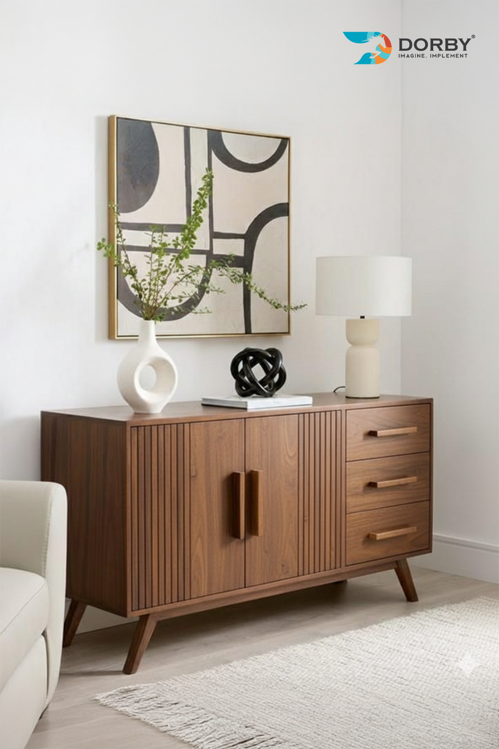 Afro Jarrah - ZD 1605 console table