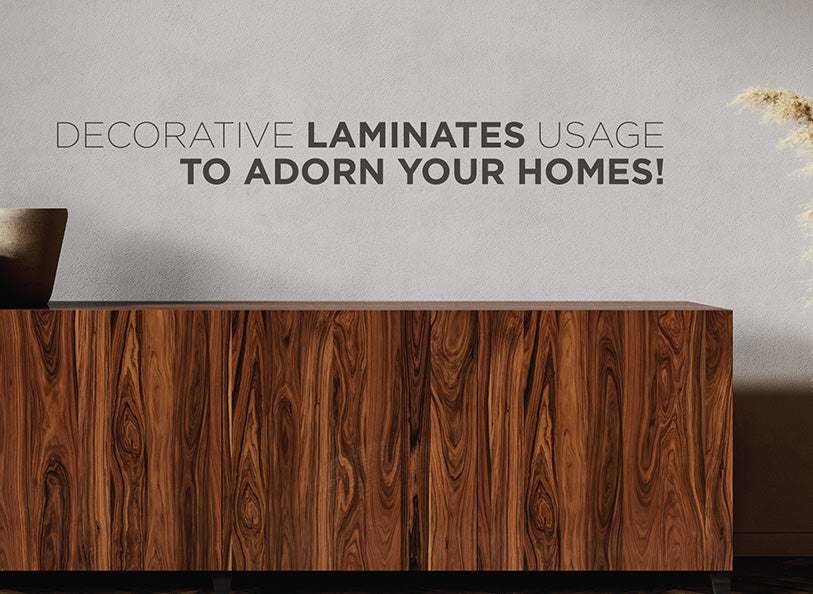 Three innovative uses for decorative laminates in your home!