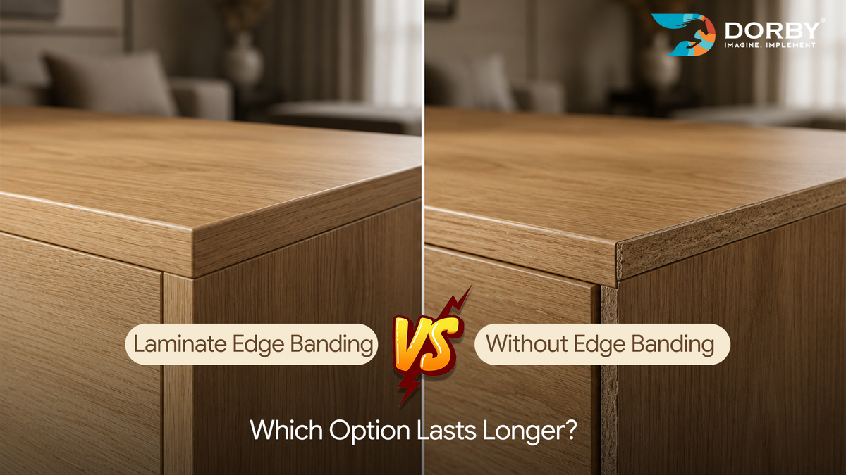 Laminate Edge Banding vs Without Edge Banding: A Durability Guide | Dorby