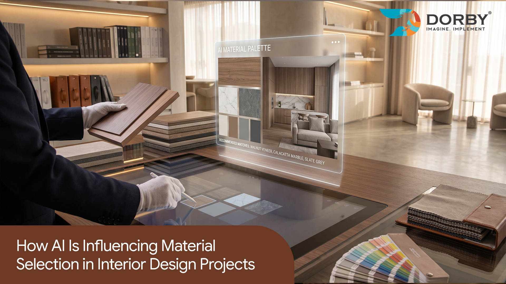 How AI is influencing Material Selection in  Interior Design Projects