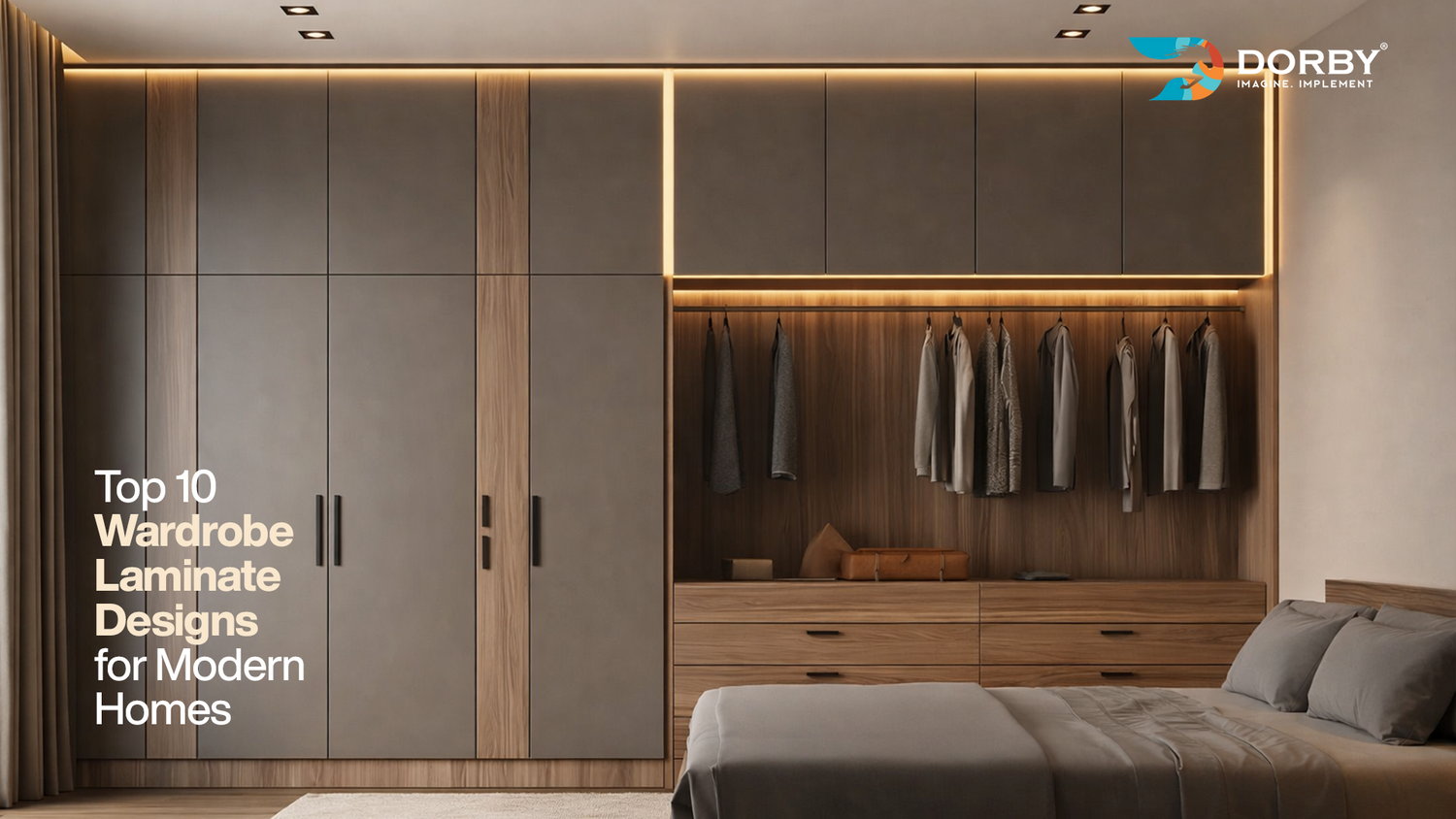 Top 10 Wardrobe Laminate Designs for Modern Homes