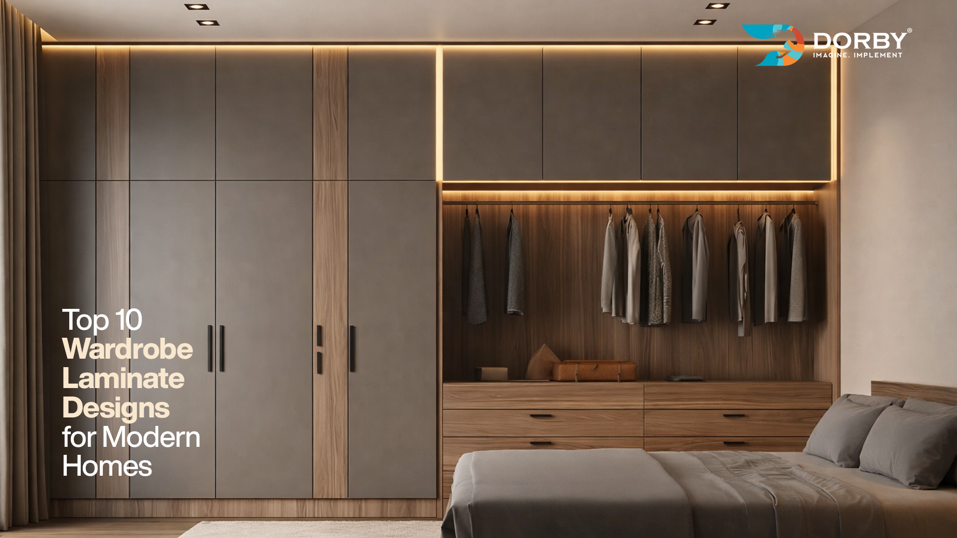Top 10 Wardrobe Laminate Designs for Modern Homes