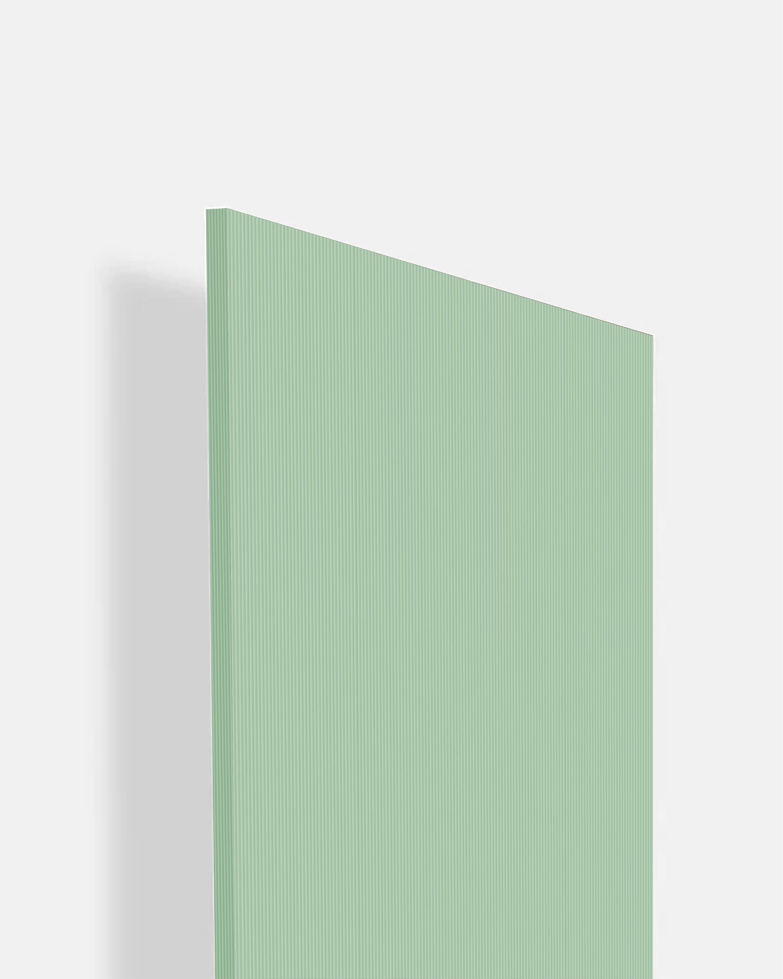 Mint Green BF 9183 - Refreshing Bamboo Fluted Laminate