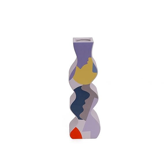 Abstract Wave Vase (Short)