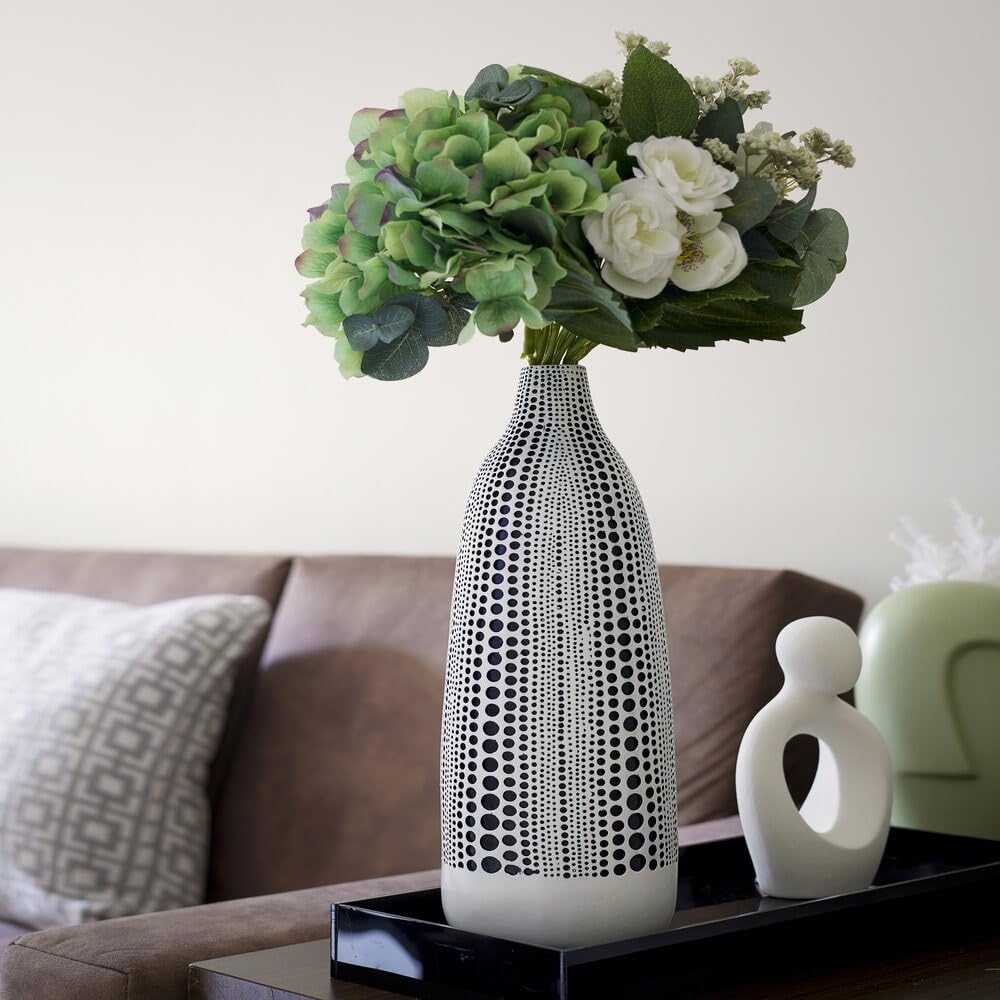 Polka White Vase (Tall)