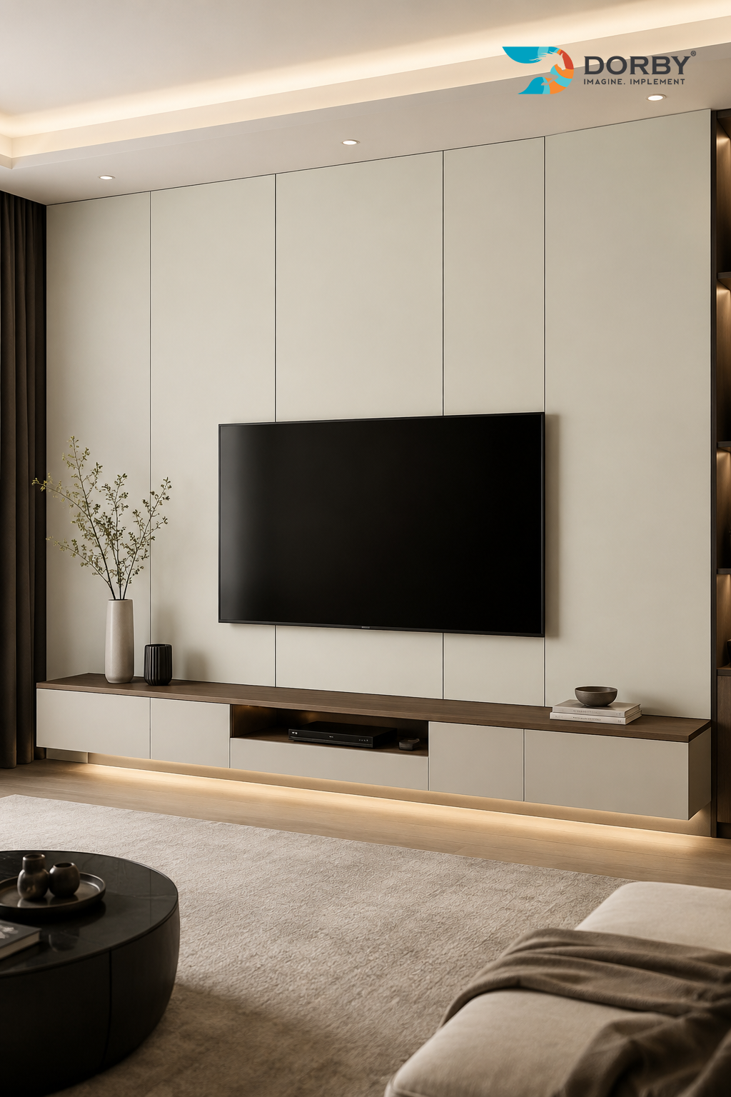 Light Apricot - APM 107 - tv unit