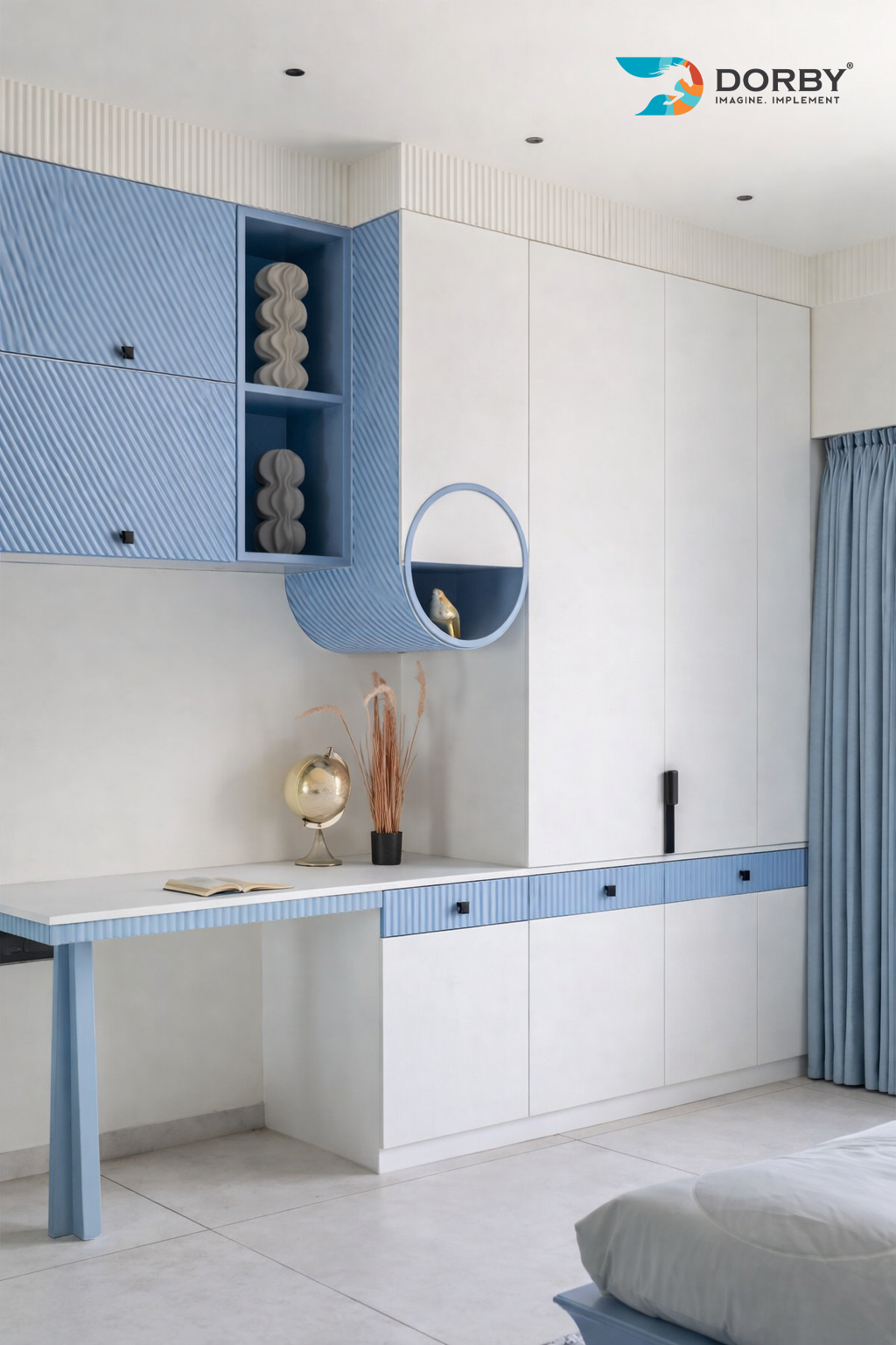 Whyte Blue - FF- L 179 Kids room