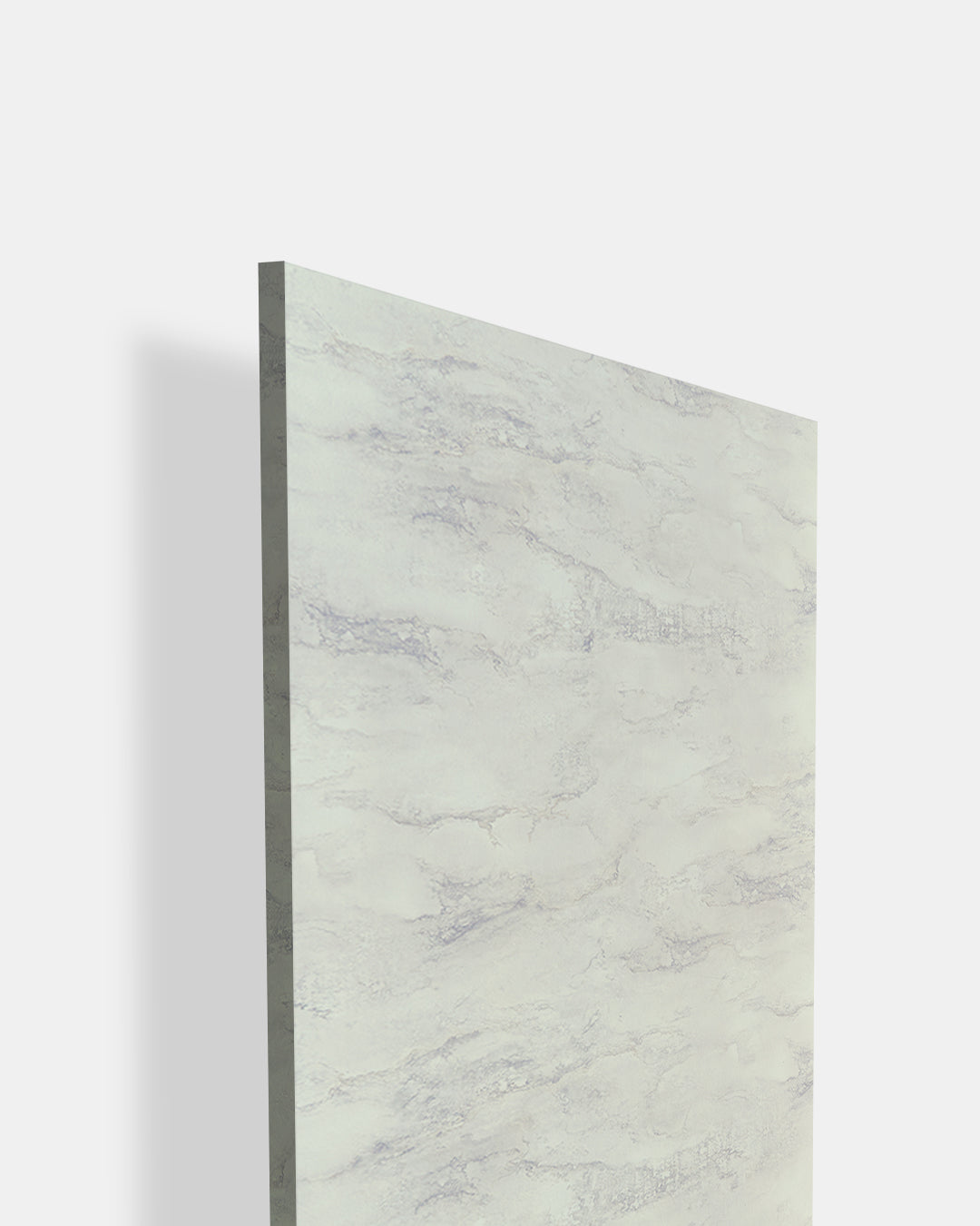 High gloss white stone marble laminate