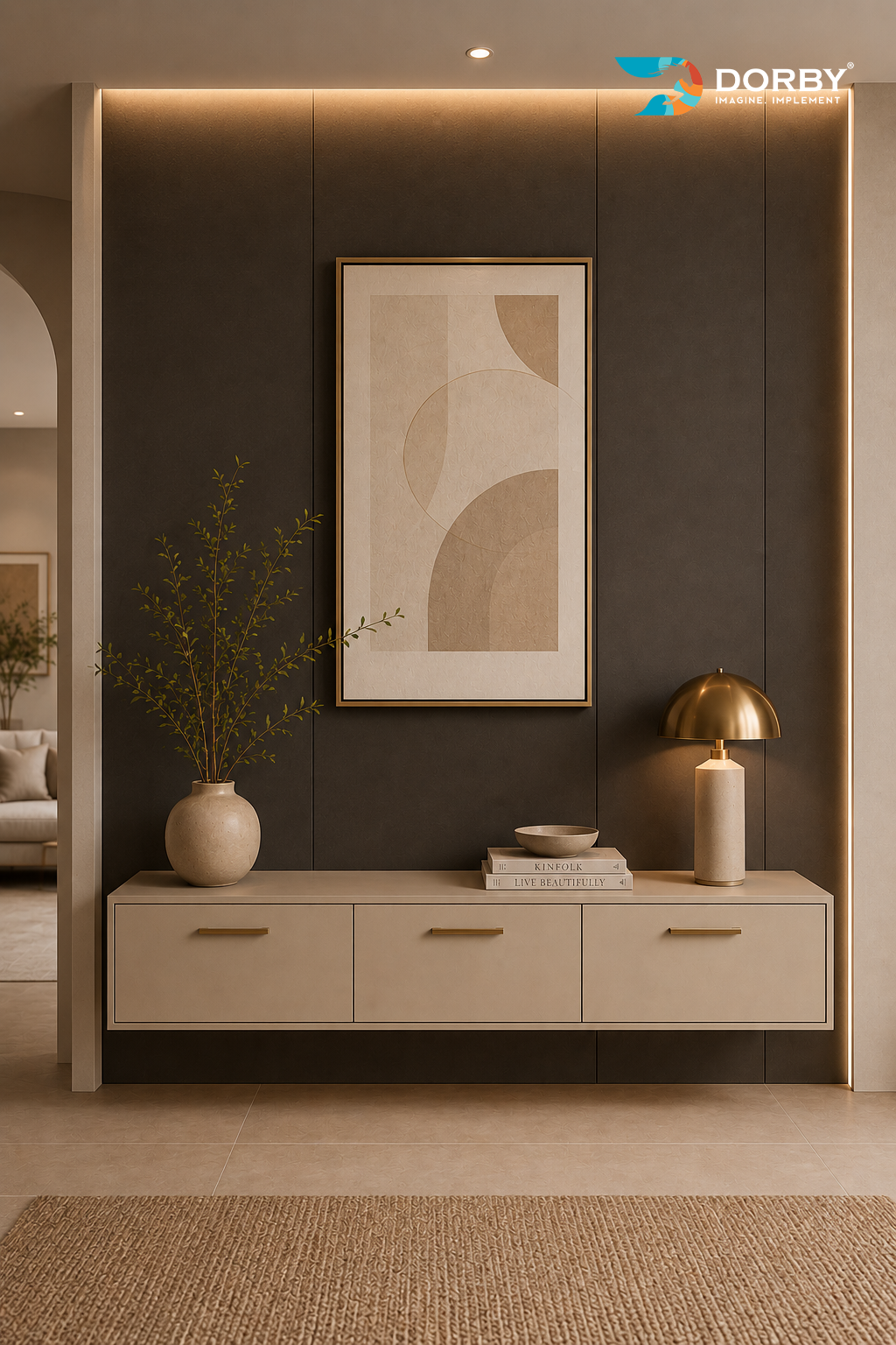 Dark Grey - NL 107 - wall decor