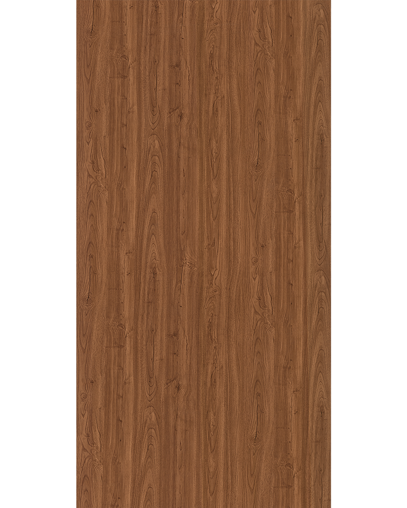 Buy Coastline Walnut Glossy Brown & Orange Wooden Laminate