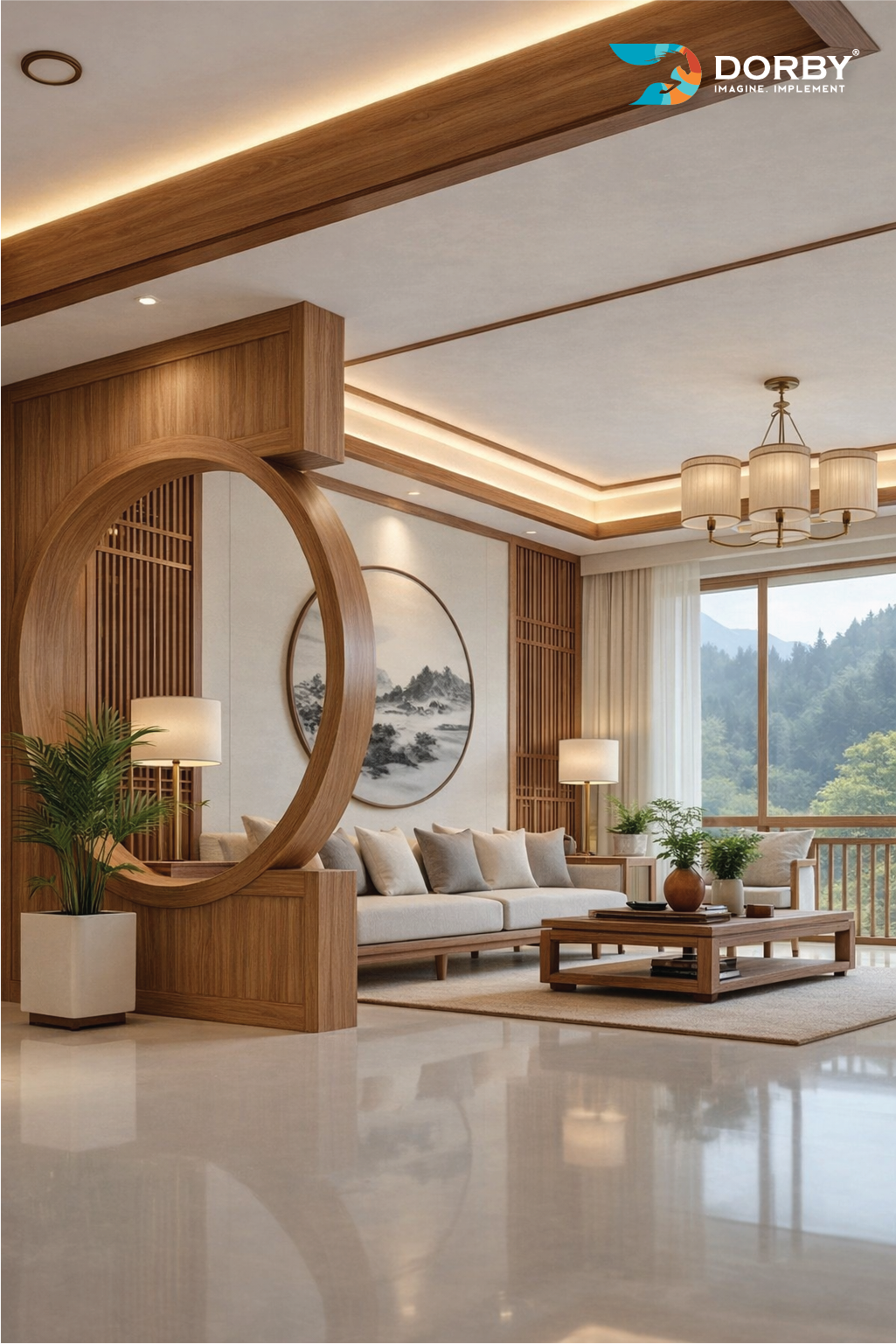 Classic Walnut  - SF 9094 Circular portion 