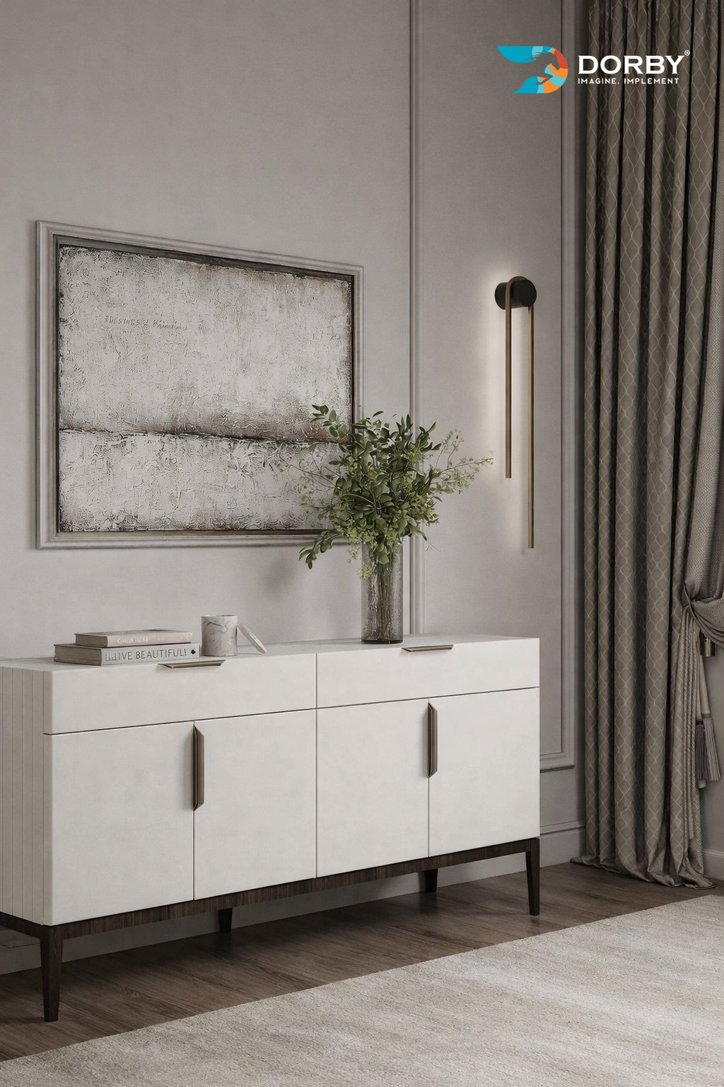 Buttery White  - APP 1302 - console table