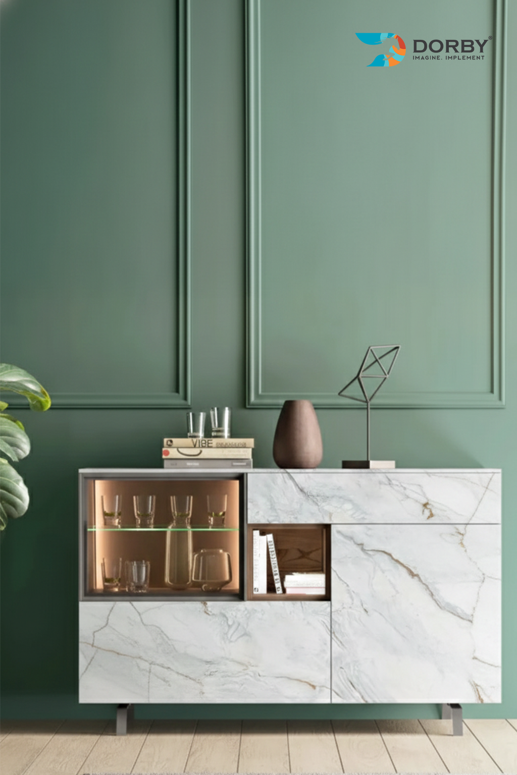 Calacatta Gold - APS 1103 console Table