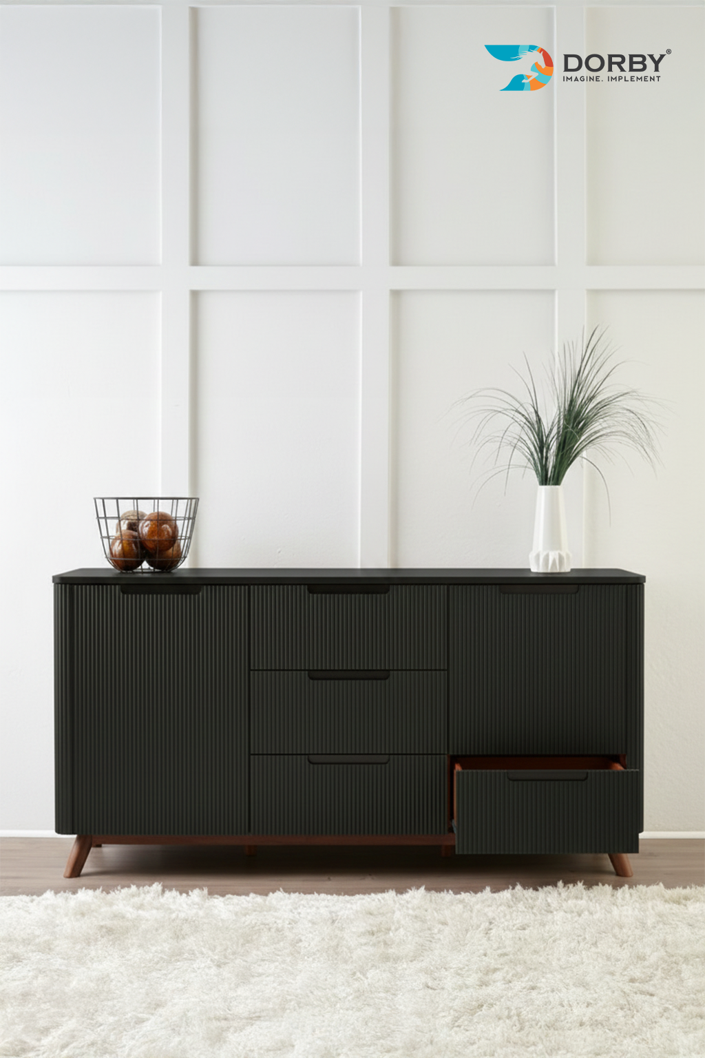 Dark Grey - SC 107 console table