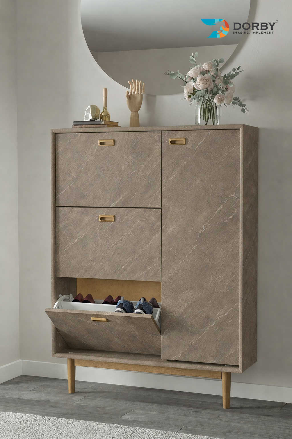 Crema Marble - VV 8044 console table