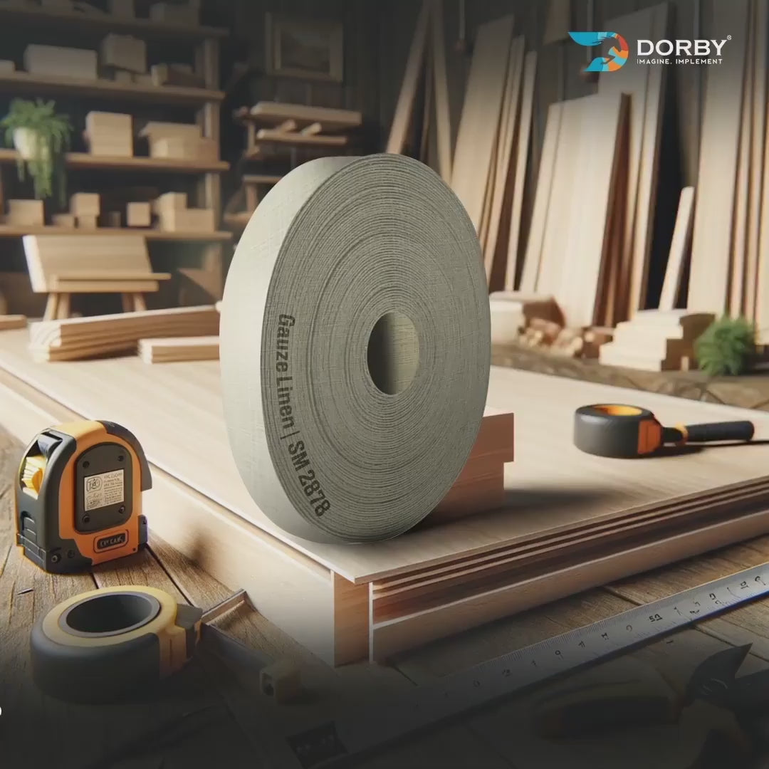 Gauze Linen PVC Matte Finish Edge Banding Tape